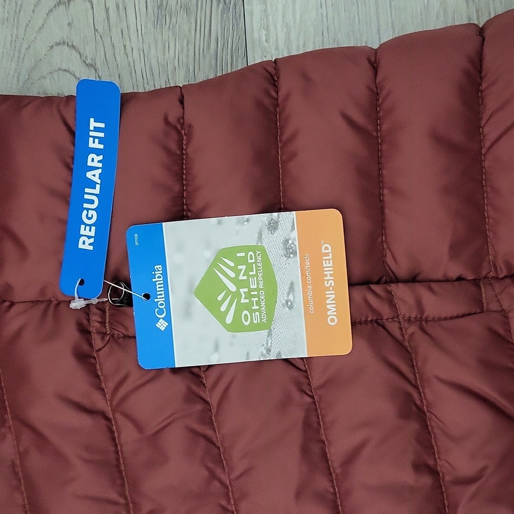 Columbia Womens XS Chestnut Clearing Jacket Regular Fit Omni-Shield Puffer NEW - Picture 7 of 13